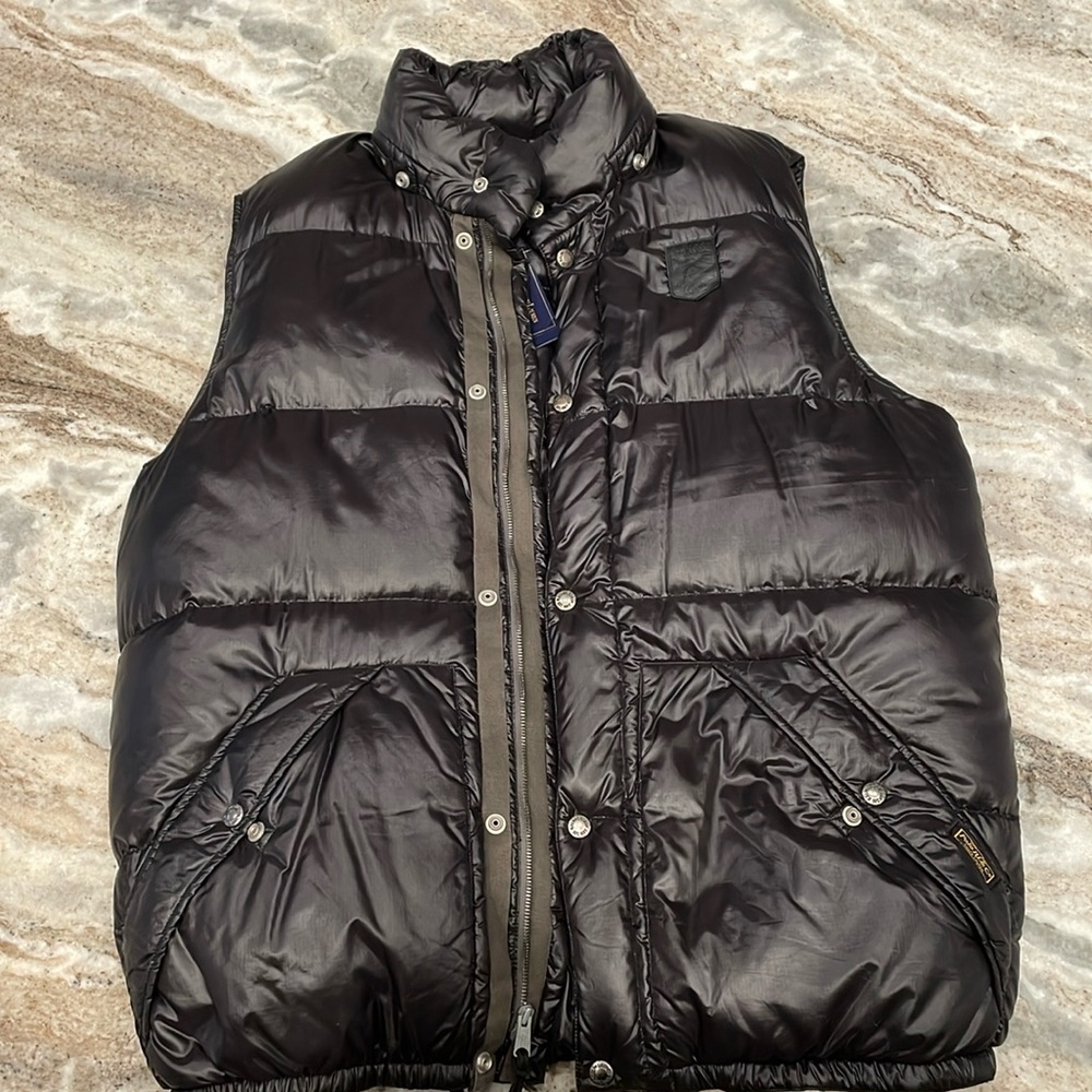 Men’s Ralph Lauren black down vest
